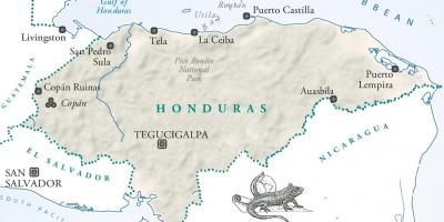Mappa di la ceiba (Honduras